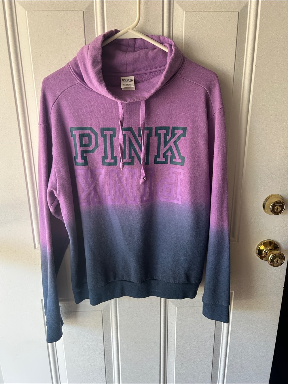PINK Victoria's Secret Purple-to-Blue Ombre Pullover Hoodie